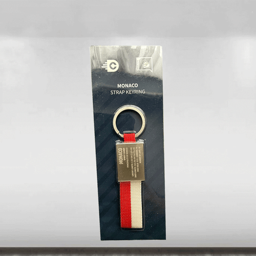 Formula One F1 Monaco Stats Strap Keyring