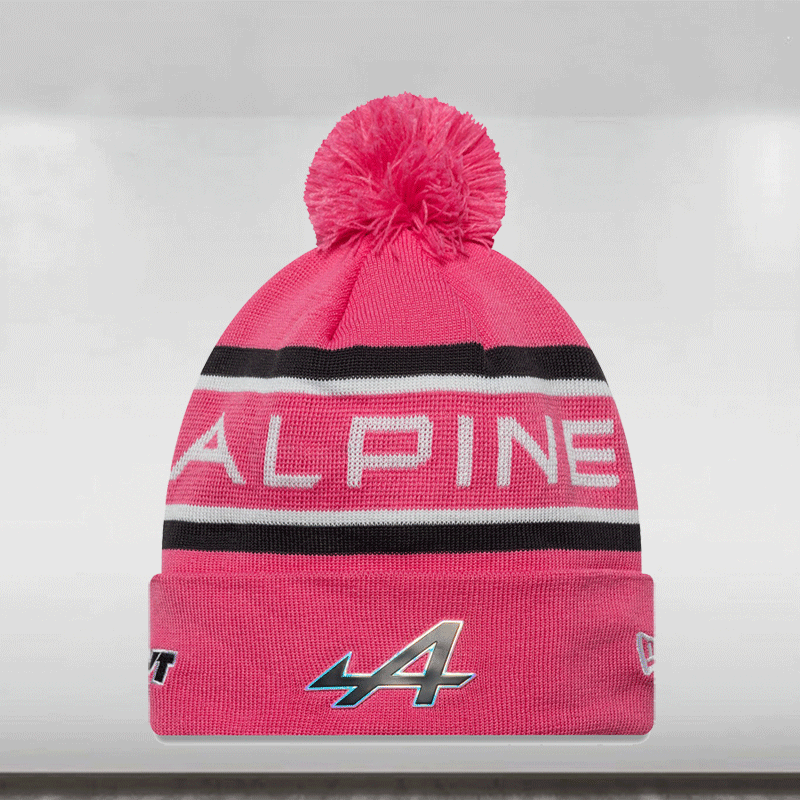 2025 Alpine Racing Team Pink Cuff Knit Beanie