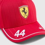 2025 Scuderia Ferrari Lewis Hamilton Kids Cap Dark Cherry