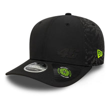 Load image into Gallery viewer, VR46 Sustainable Flwlss 9Seventy Stretch Snap Cap - Black