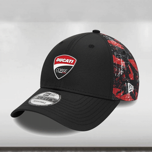 2023 Ducati All Over Print Corse Logo Black 9FORTY Adjustable Cap