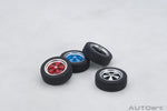AUTOart 40169 Eraser Wheel Rubber Set of 4 pieces