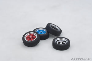 AUTOart 40169 Eraser Wheel Rubber (Set of 4 pieces)