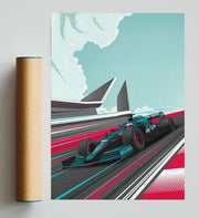 Aston Martin Silverstone GP Print