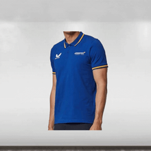 Load image into Gallery viewer, McLaren Active Dualbrand Fanwear Polo – Vega Blue - Large