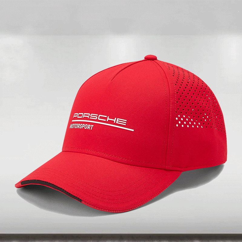 Porsche Motorsport Logo Red Cap