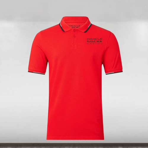 2023 Red Bull Racing F1 Core Logo Polo - Flame Scarlet - Large