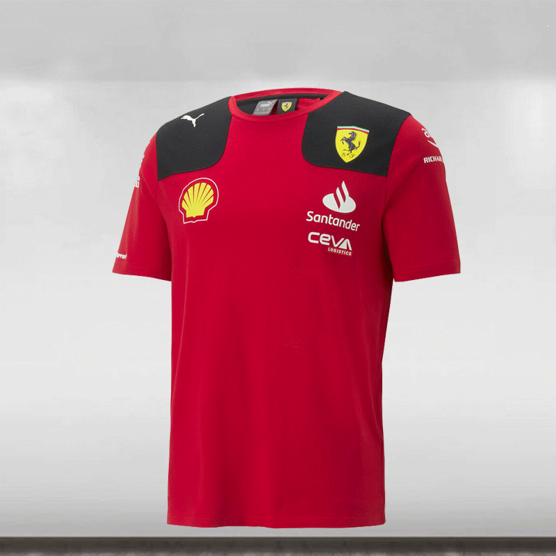 Ferrari Team Shirt Ferrari F1 Merchandise 2023 Scuderia Ferrari F1